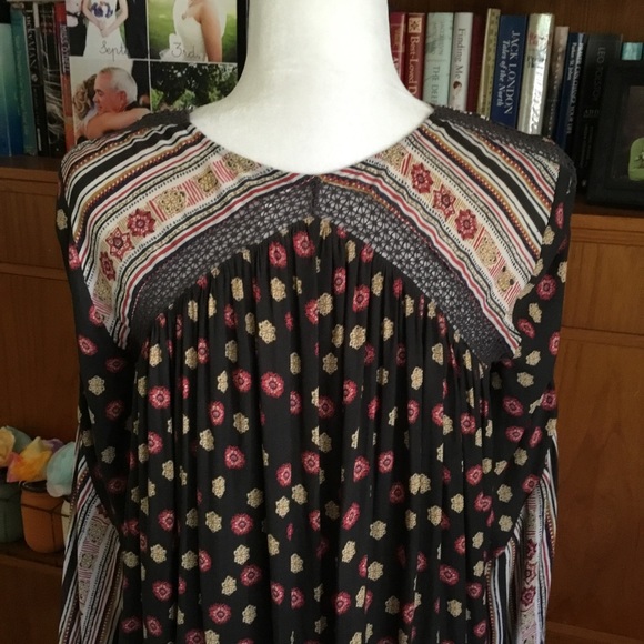 FREE PEOPLE BOHO TOP - Picture 7 of 12